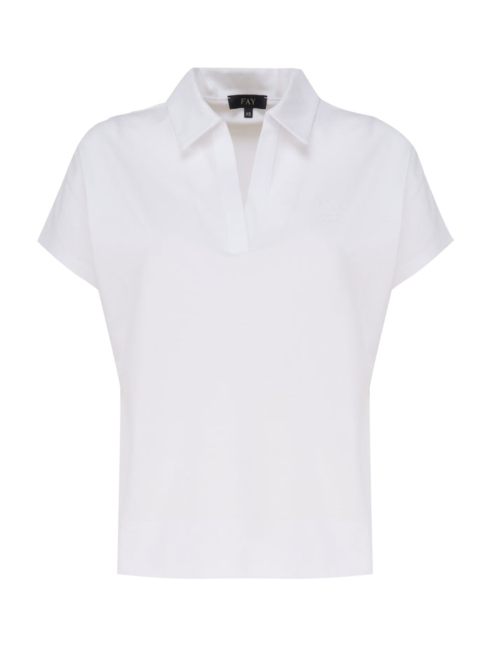 Fay T-Shirts And Polos White Cotton