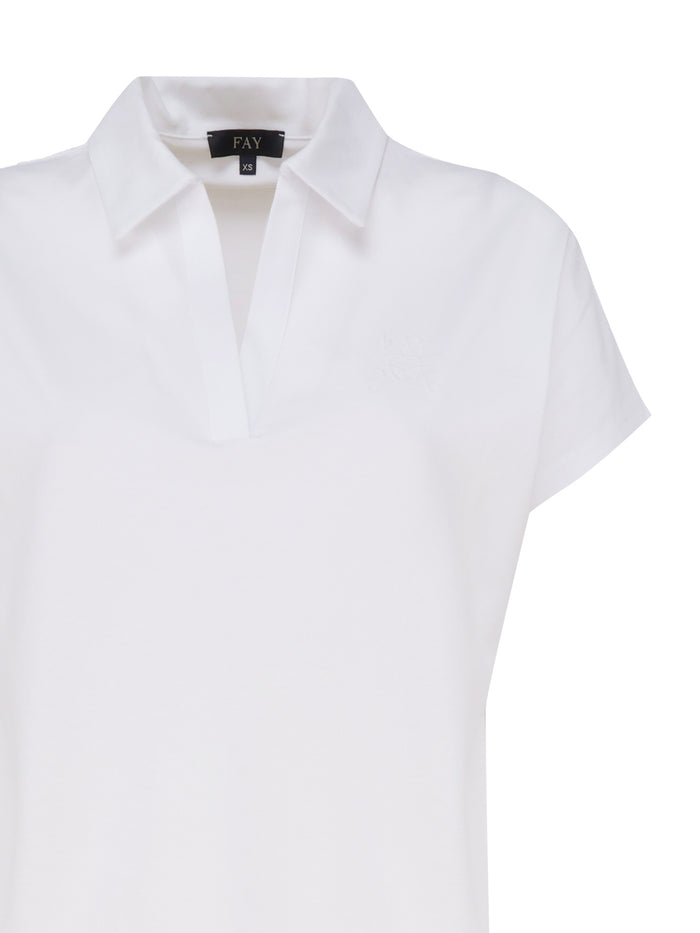 Fay T-Shirts And Polos White Cotton