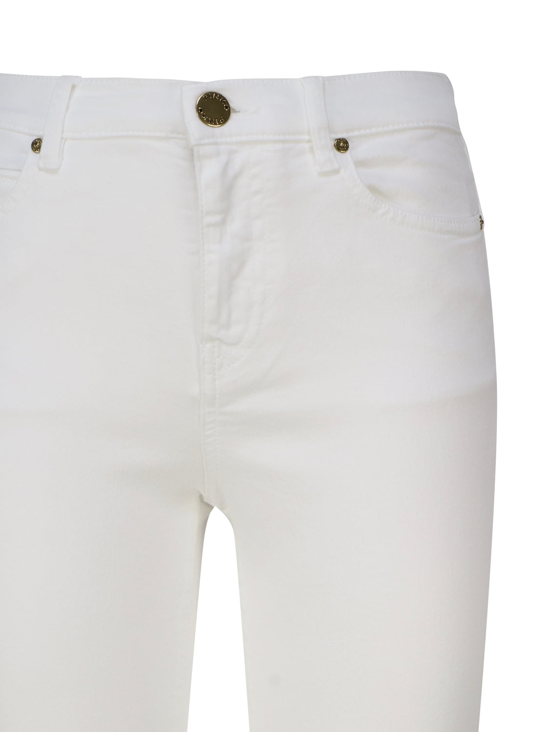 Pinko Jeans White Cotton