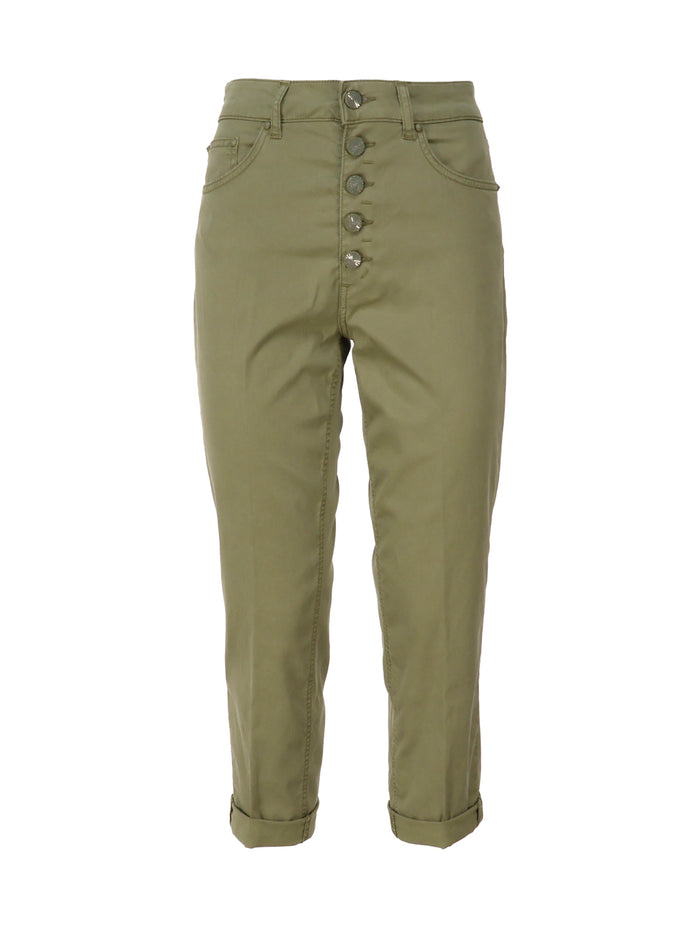 Dondup Jeans Verde Oliva Cly Co Ea