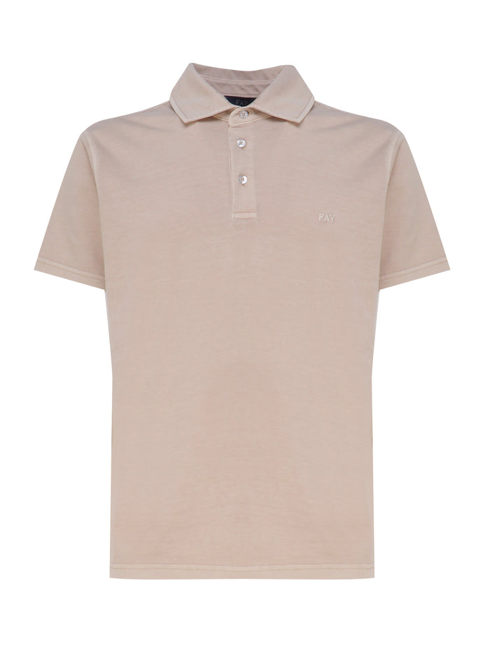Fay T-Shirts And Polos Sand Cotton