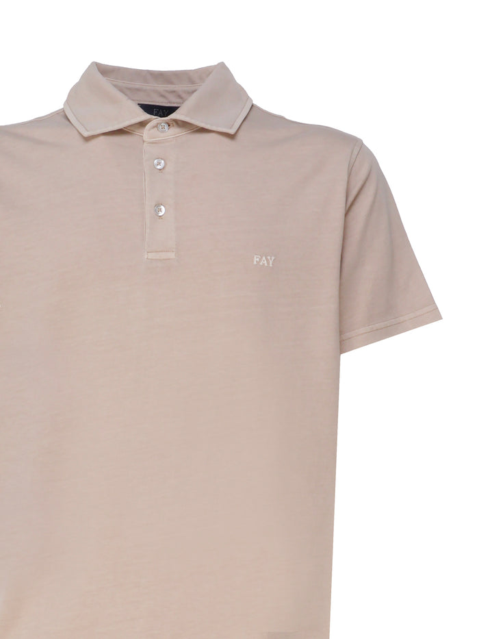Fay T-Shirts And Polos Sand Cotton