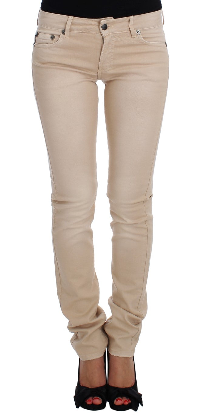Roberto Cavalli 98% Cotton jeans in beige