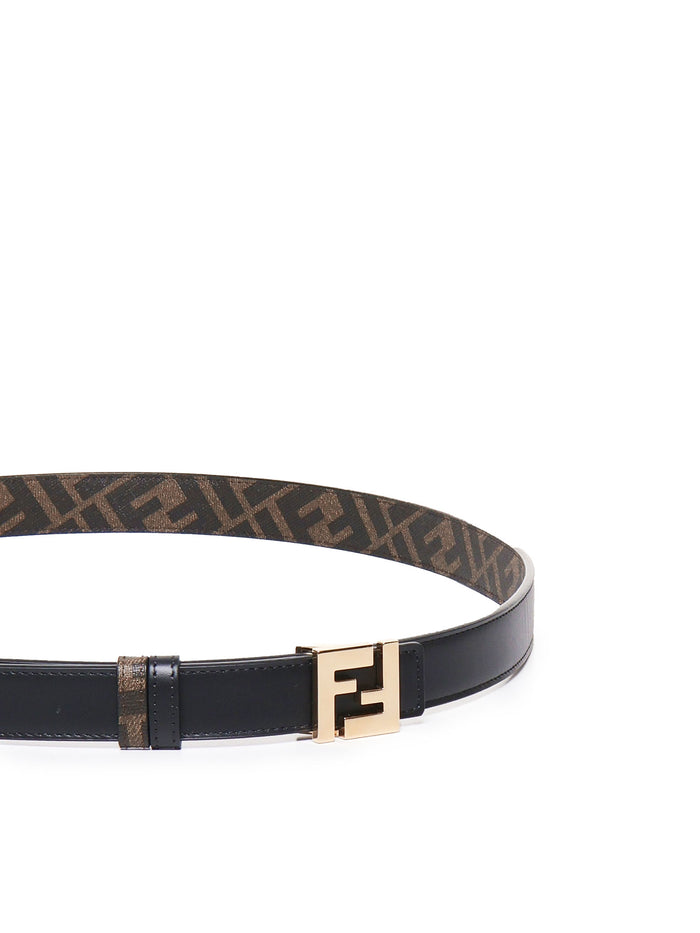 Fendi Belts Nero+tab.mr+os Vit+pu