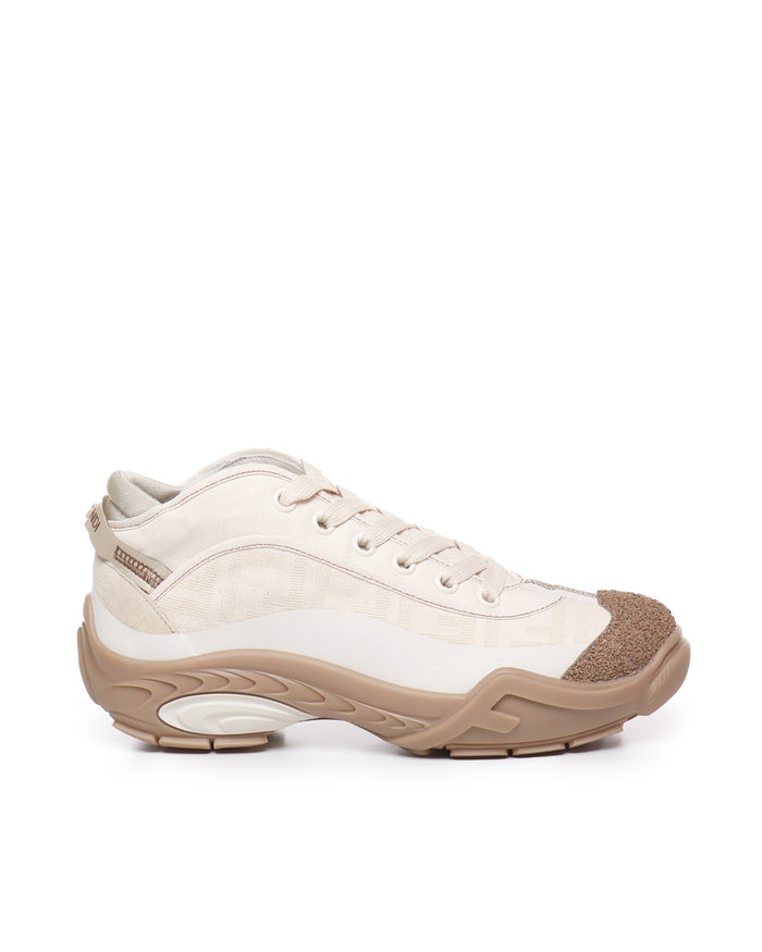Fendi Sneakers White Cotton