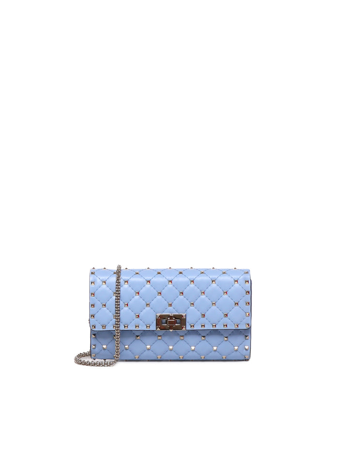 Valentino Garavani Bags Popeline Blue Lambskin