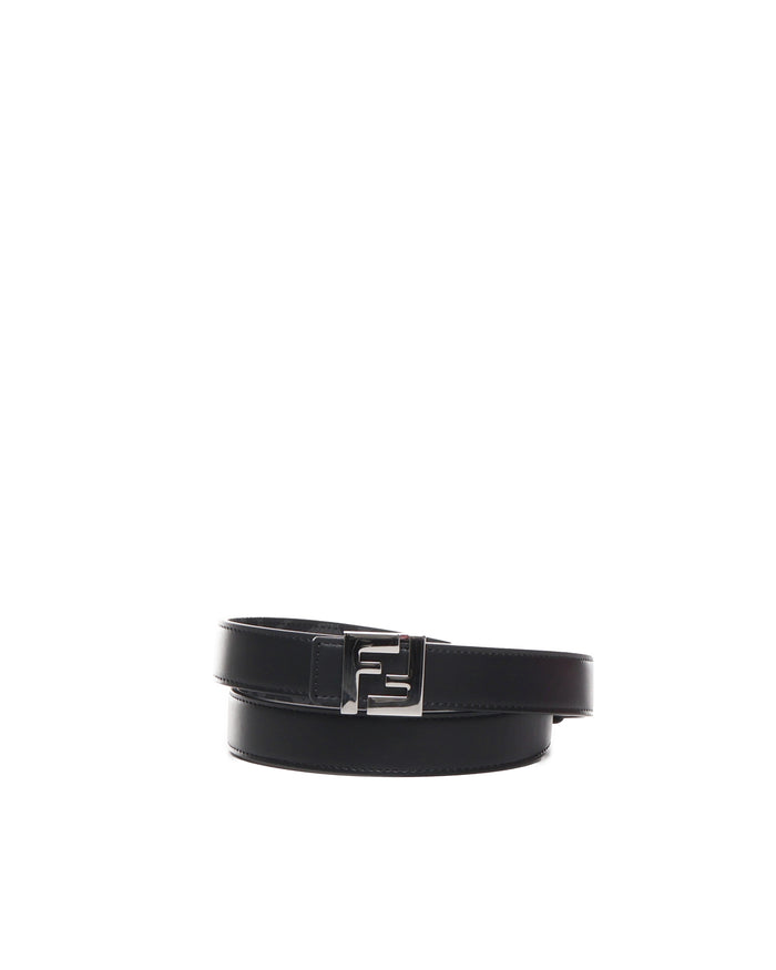 Fendi Belts Black Vit+pu