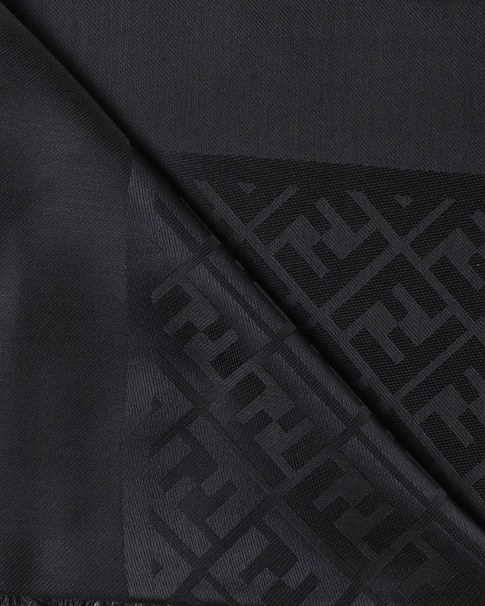 Fendi Scarfs Black Silk