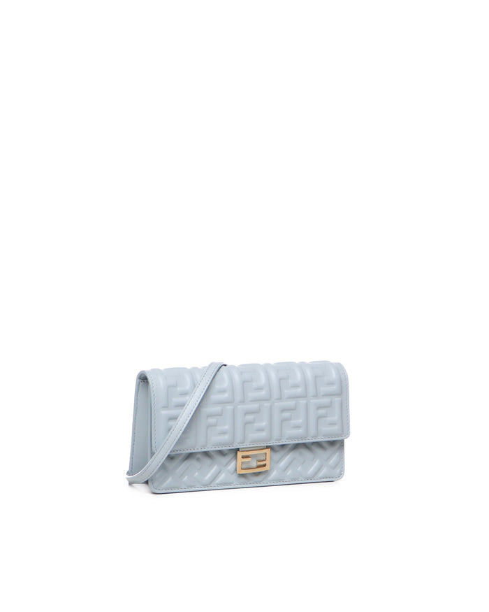 Fendi Wallets Blue Lambskin