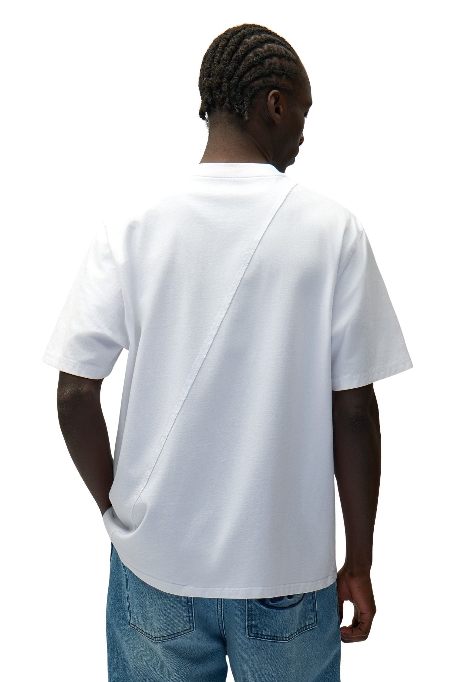 Circle Logo T-shirt White Cotton Tshirt