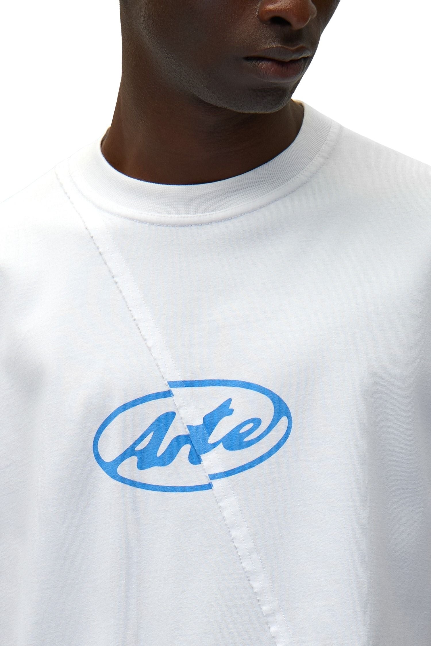 Circle Logo T-shirt White Cotton Tshirt