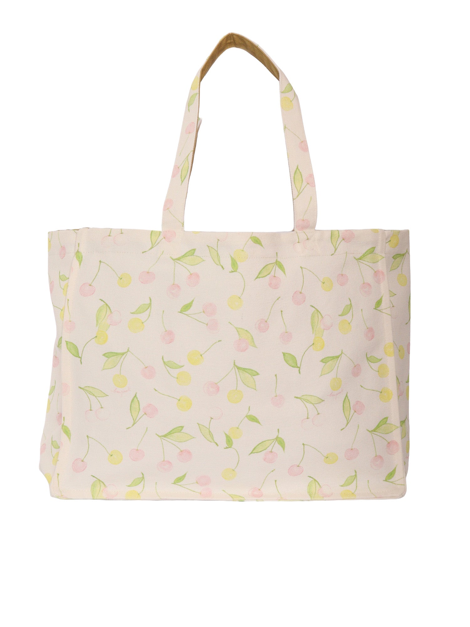 CABAS EMIKO BAG Pink Cotton Handbag