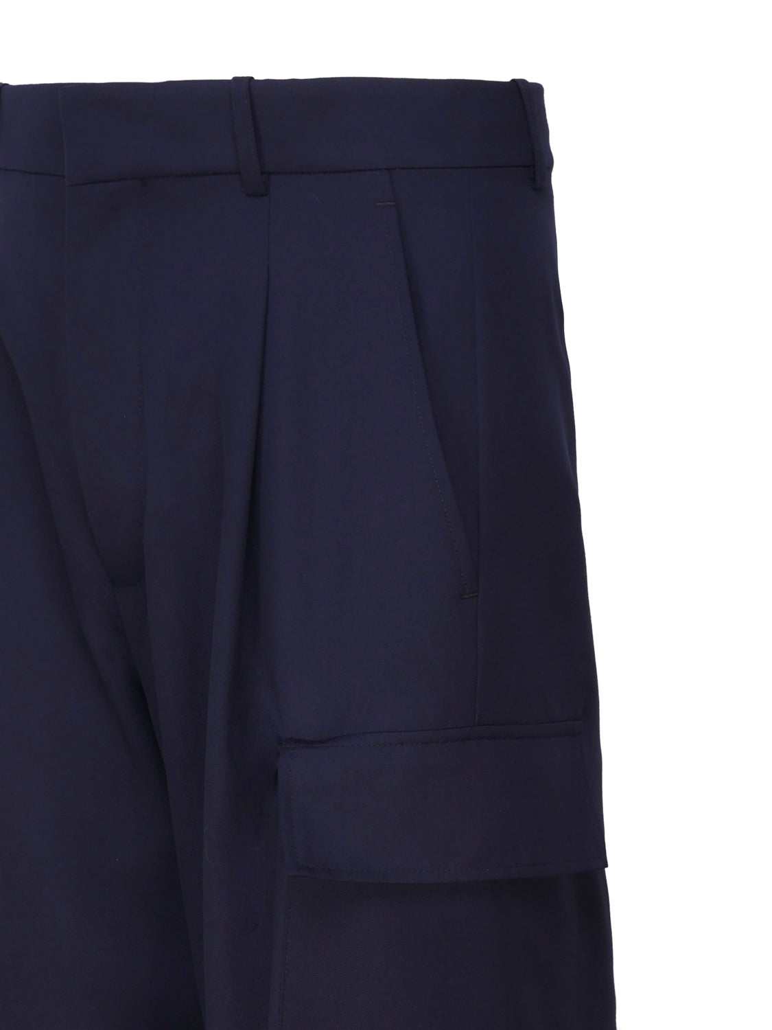 Drole De Monsieur Rtw Blue Virgin Wool Cotton