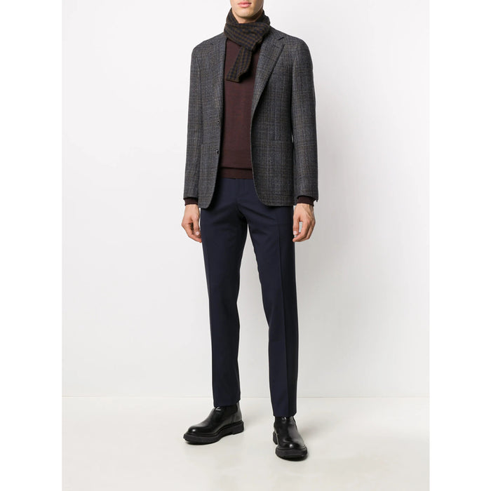 Pant Canali Blue Spandex/elastane