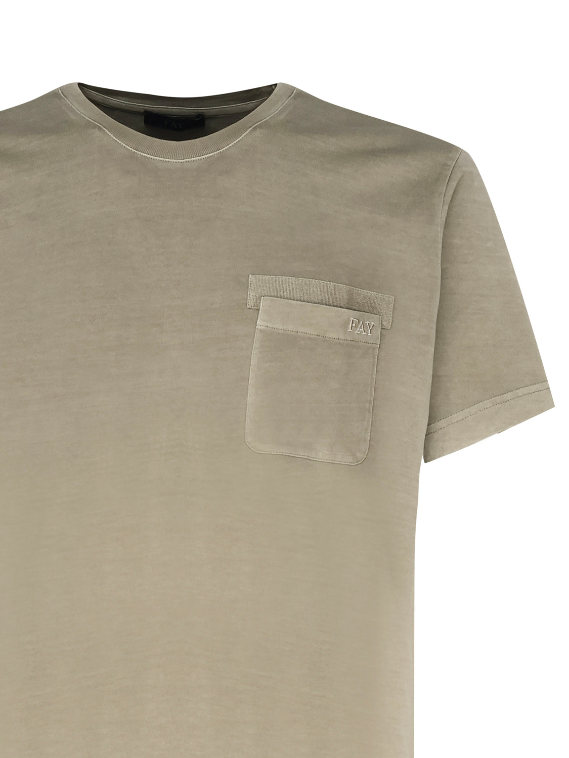 Fay T-shirts and Polos Beige Cotton