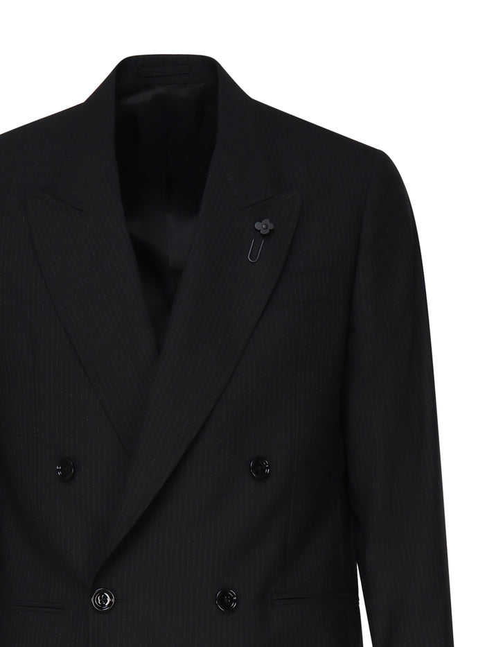 Lardini Jackets Black Wool
