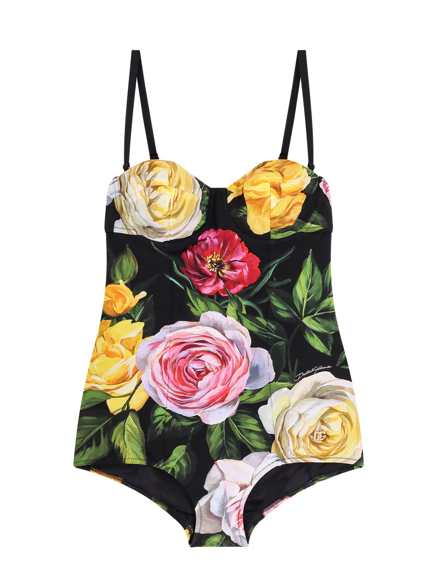 Dolce & Gabbana Sea Clothing Black Nylon Elastan