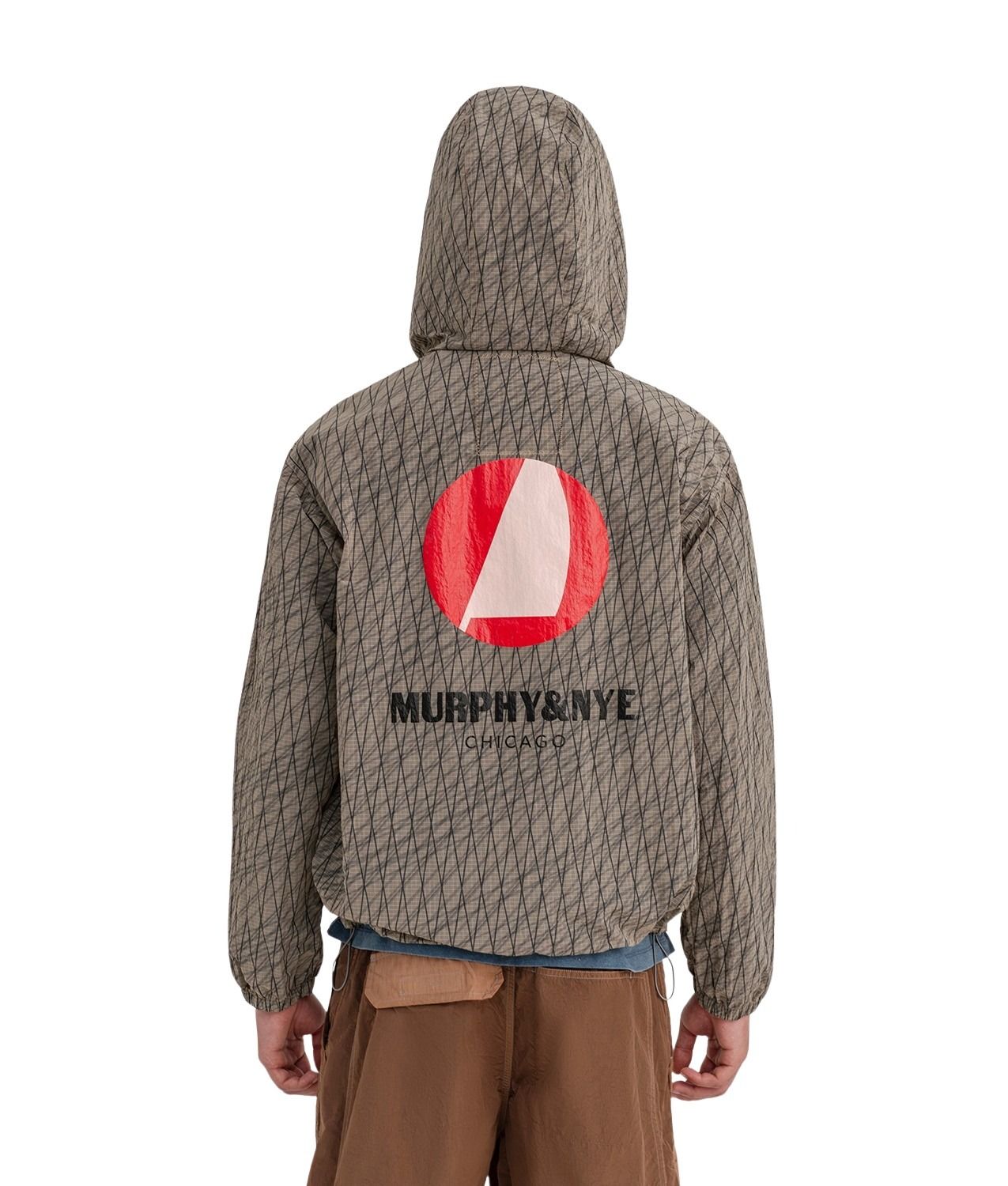 Beam Jacket Brown Nylon