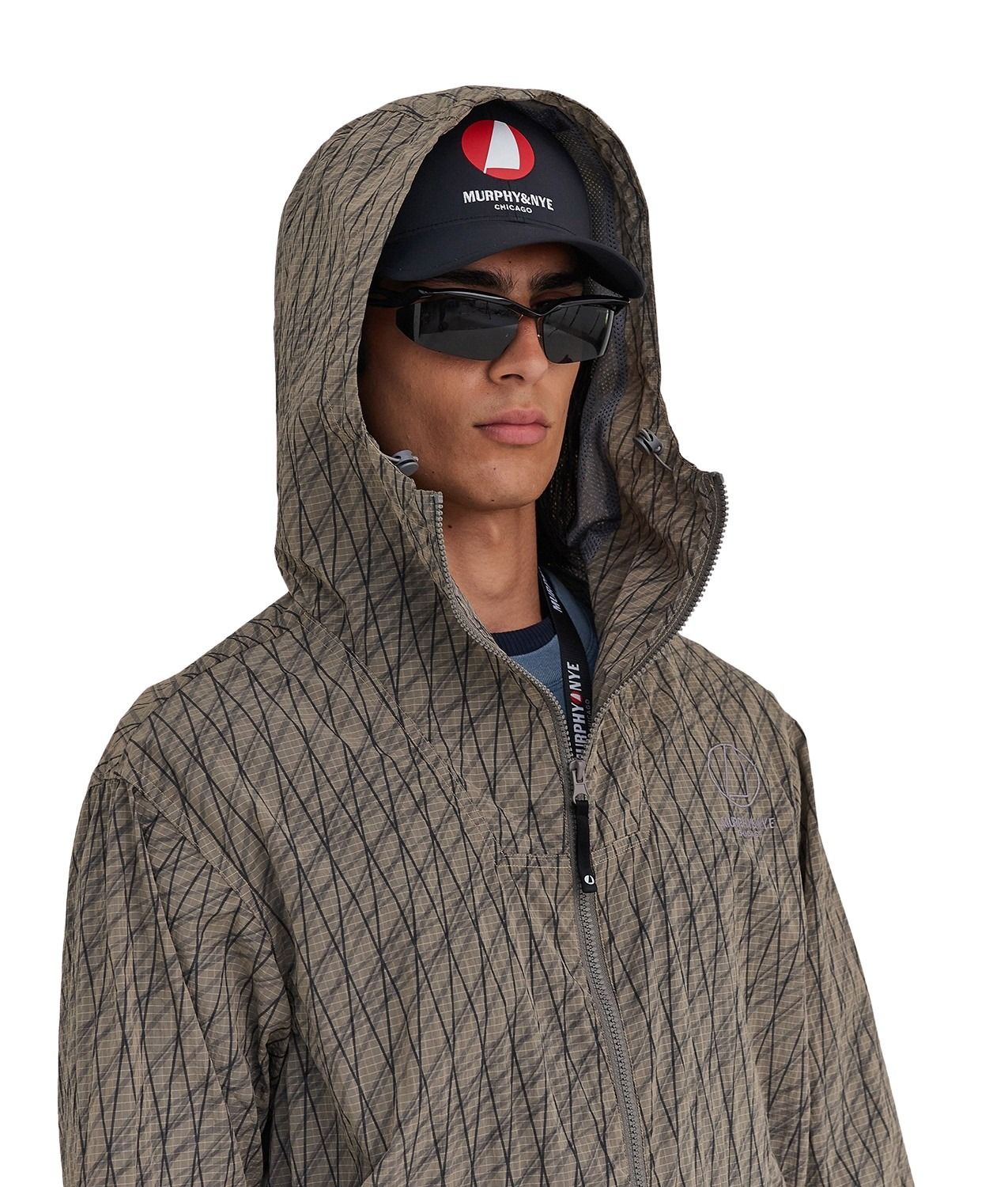 Beam Jacket Brown Nylon