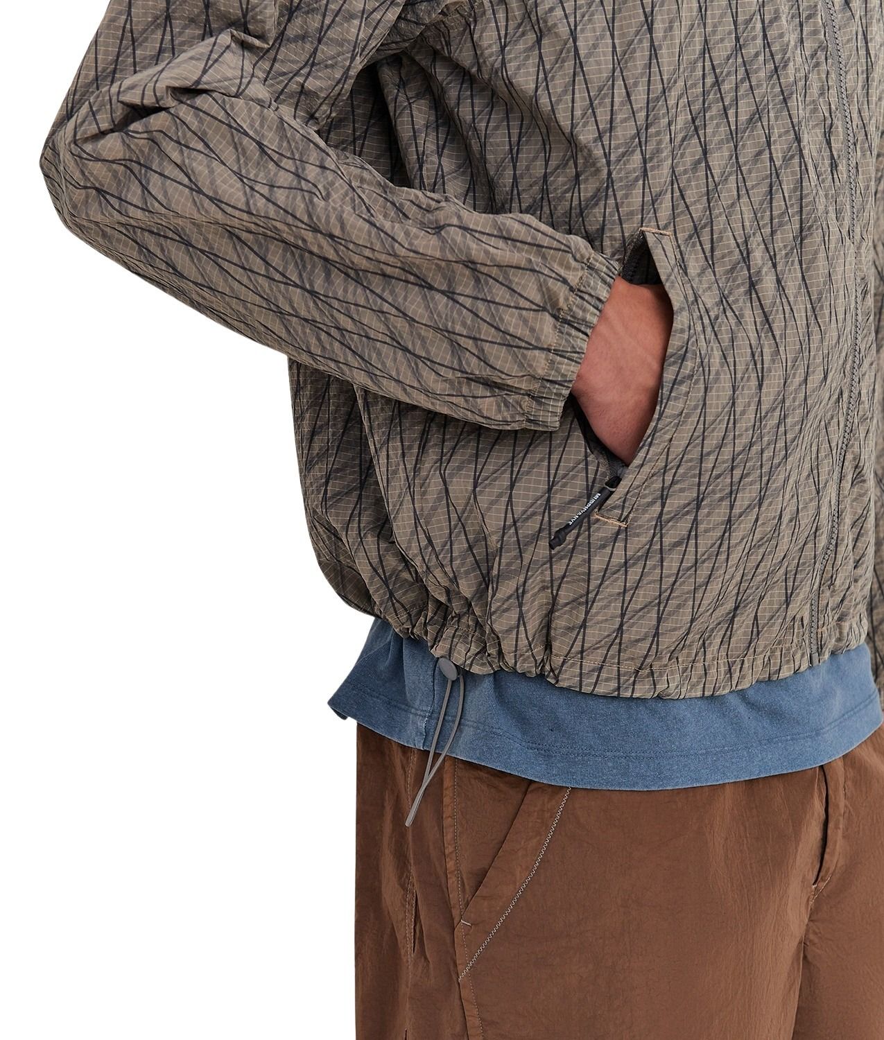 Beam Jacket Brown Nylon