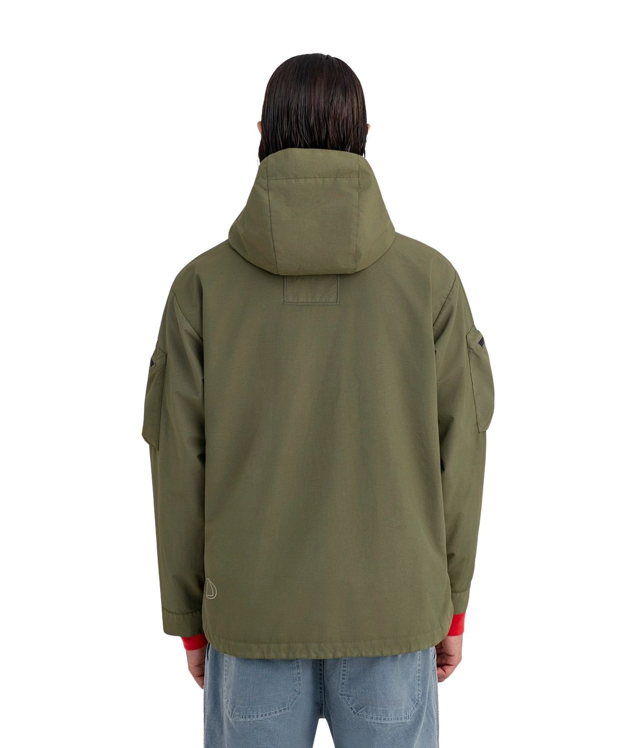 New Sheet Jacket Green Nylon Elastan
