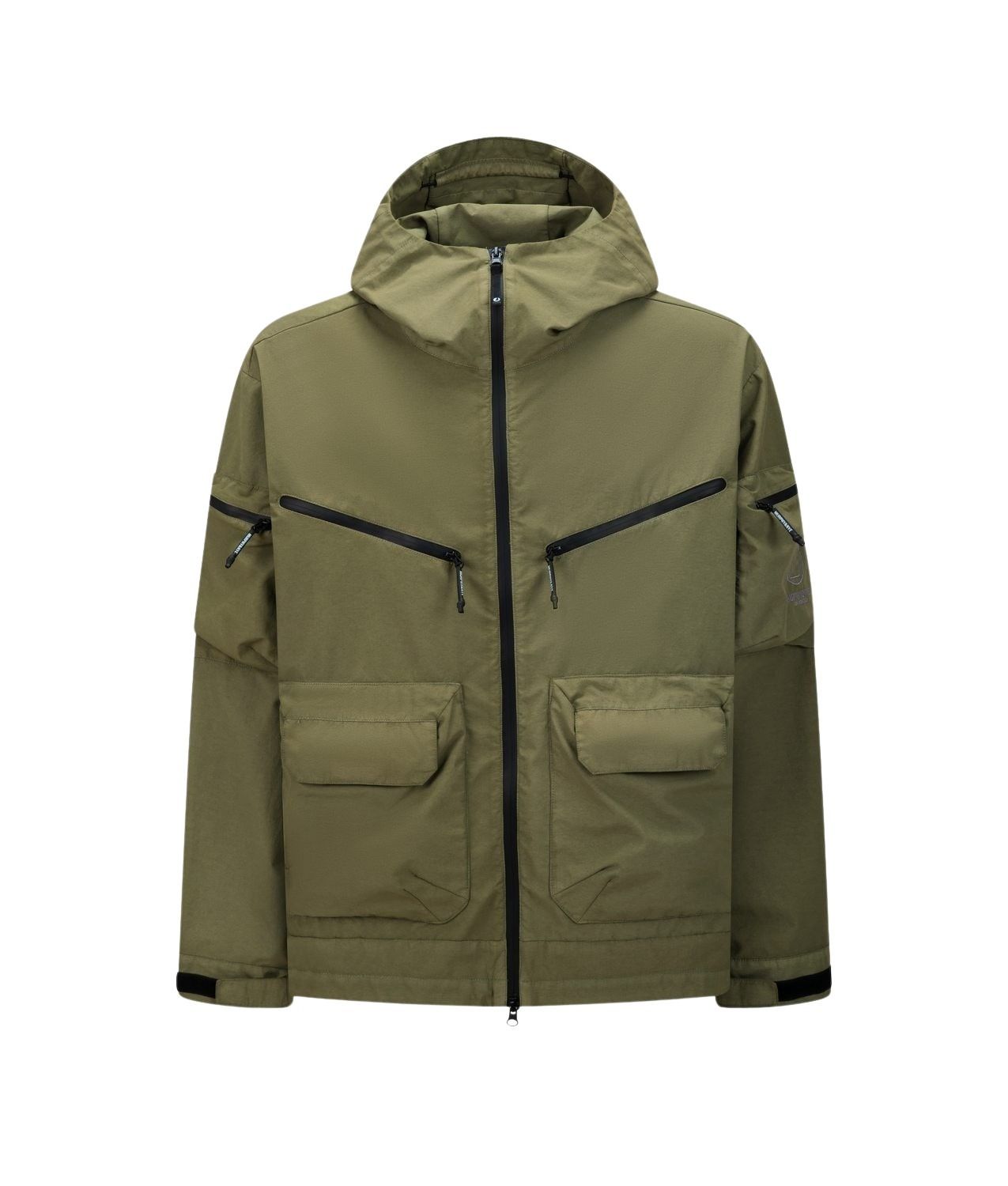 New Sheet Jacket Green Nylon Elastan