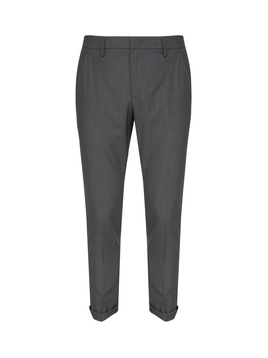 Dondup RTW Grey Virgin Wool Elastane