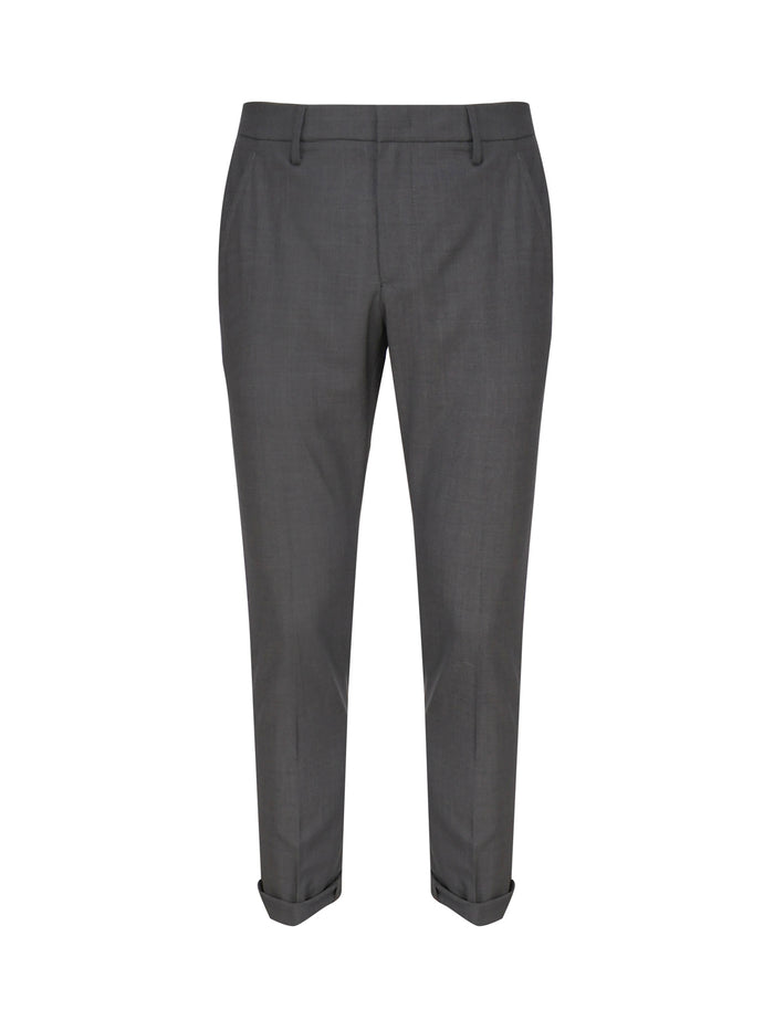 Dondup RTW Grey Virgin Wool Elastane