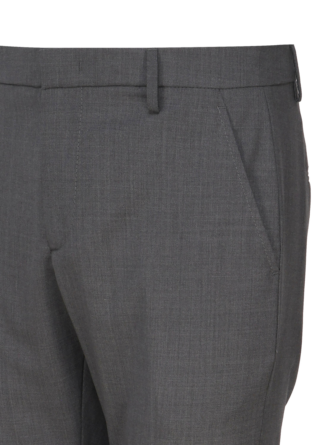 Dondup RTW Grey Virgin Wool Elastane