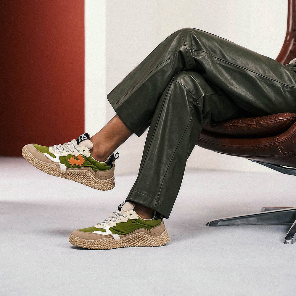 Hana Green Other Fibres | Reclyed Shoe