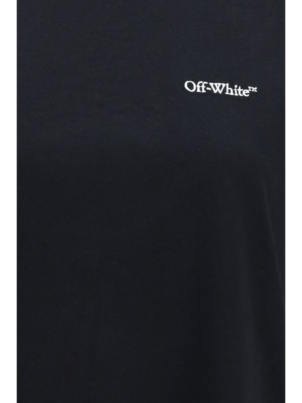 T-Shirt Arrow Out Flower Black-Balsam Green Black/balsam Cotton T-shirts & Jerseys