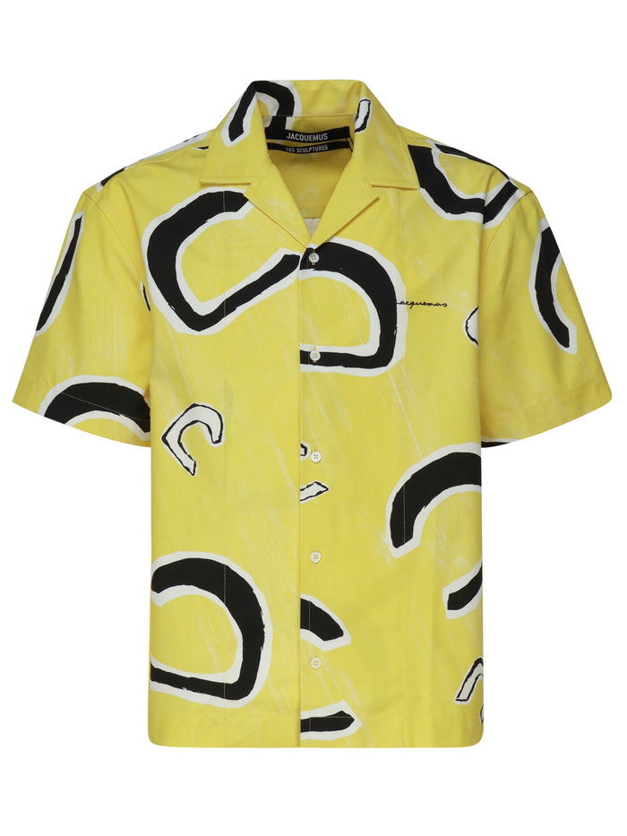 Jacquemus Shirts Yellow, Black Cotton