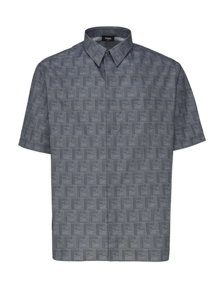 Fendi Shirts Blue Cotton