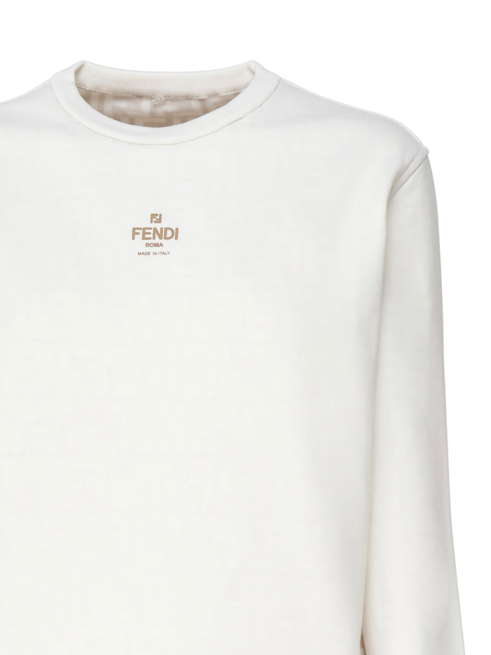 Fendi Sweaters White Cotton