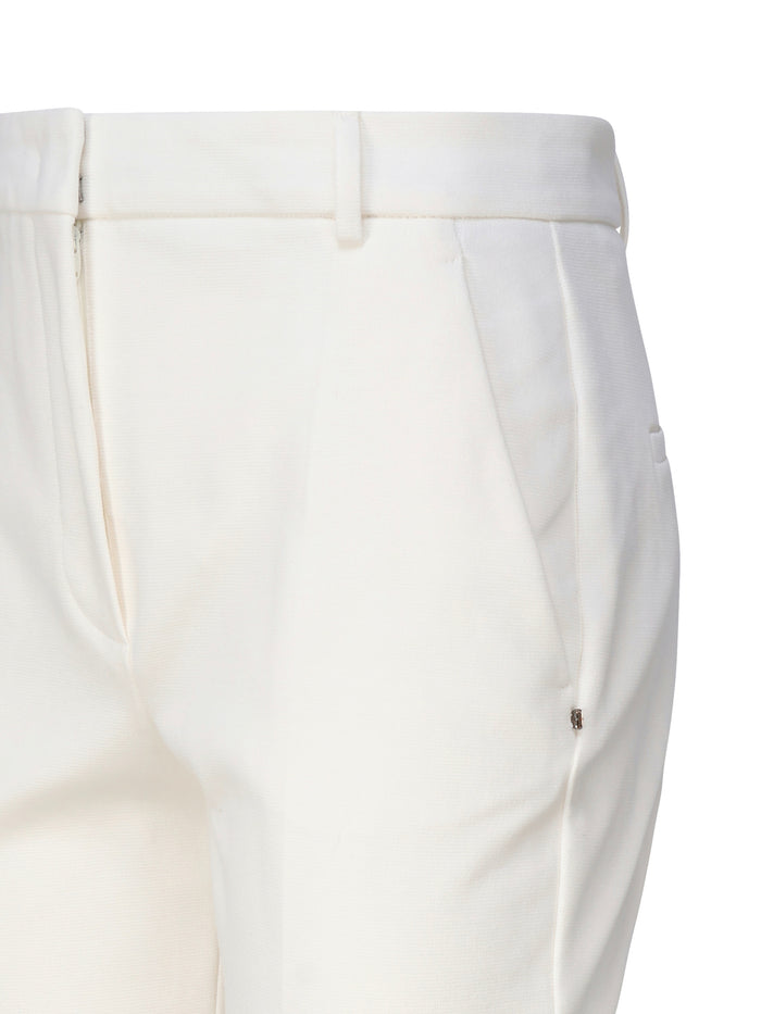 SportMax RTW White Cotton