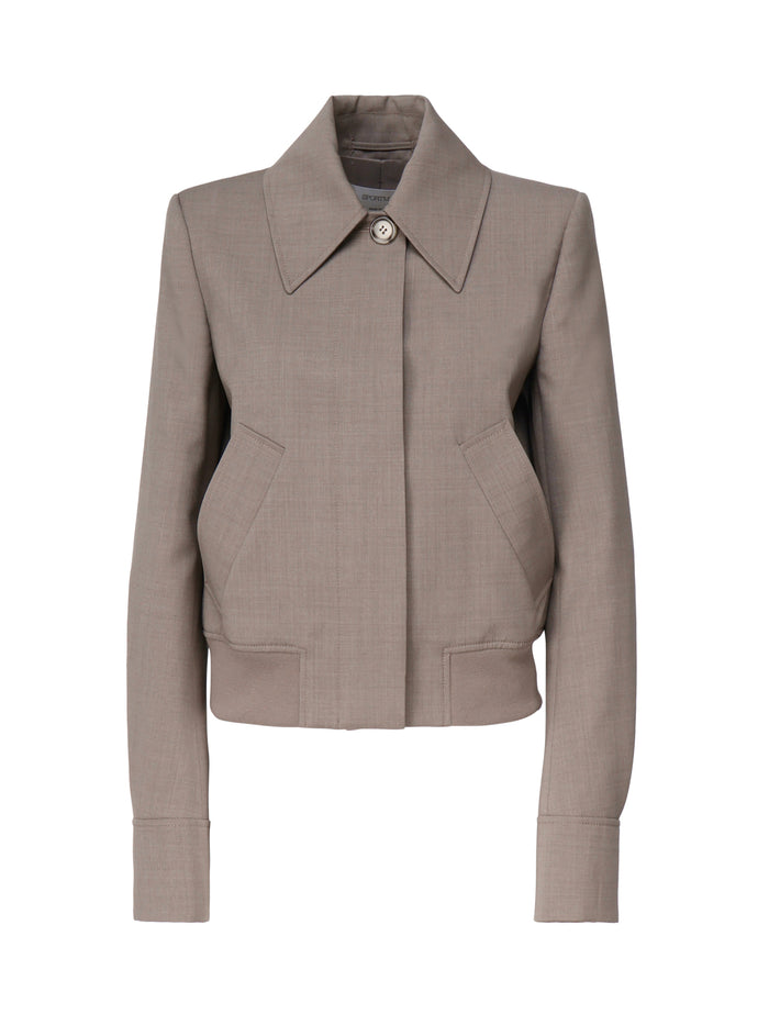 Sportmax Jackets Beige Wool