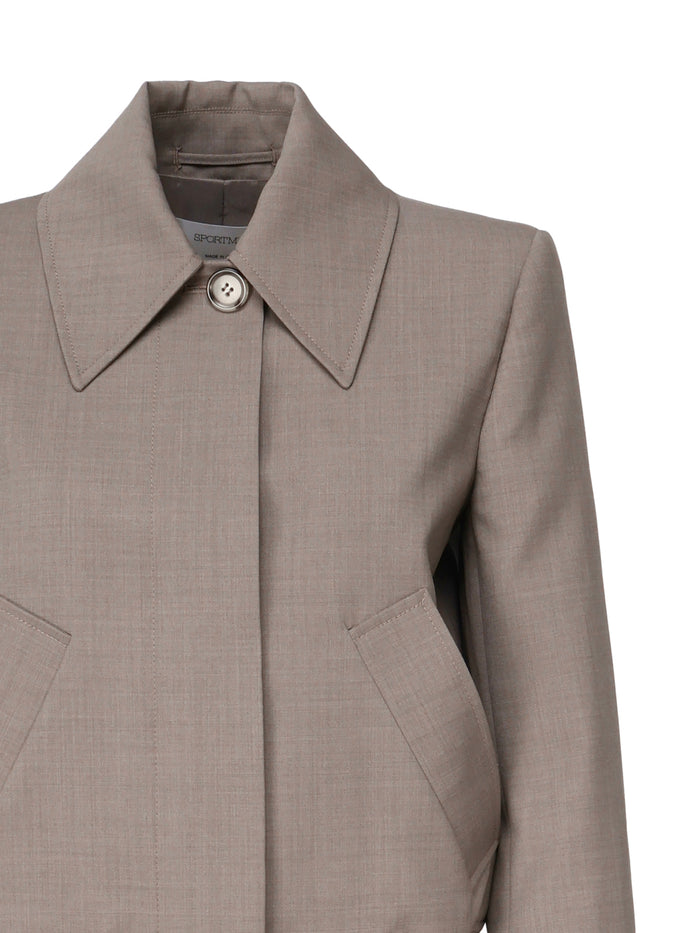 Sportmax Jackets Beige Wool