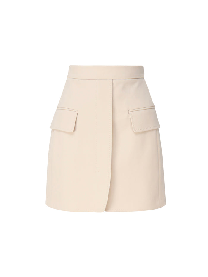 Max Mara Skirts Beige Lana Vergine Ovis Aries