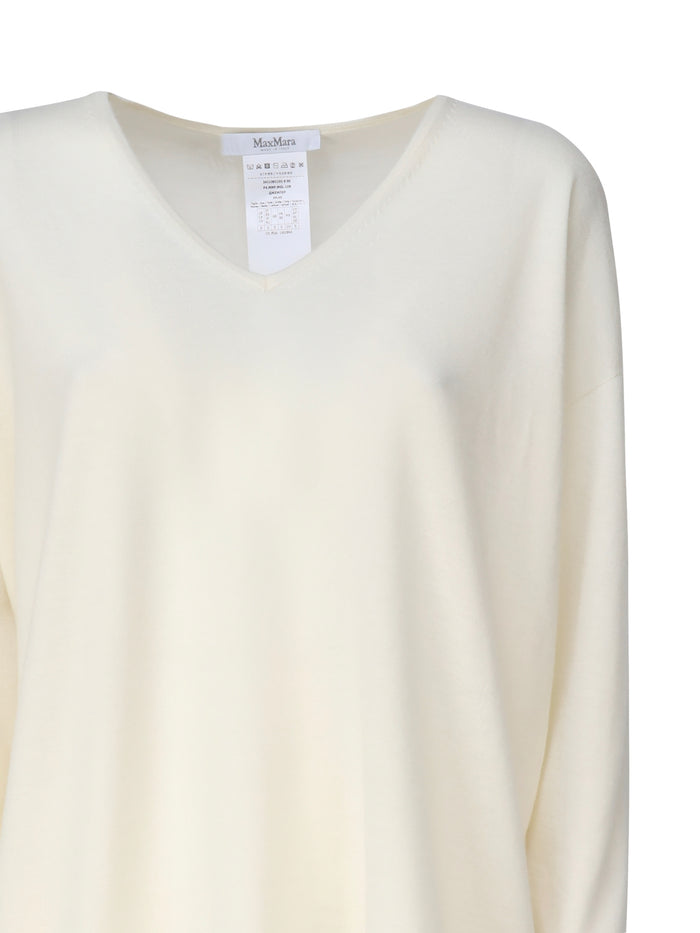 Max Mara Sweaters White Cashmere