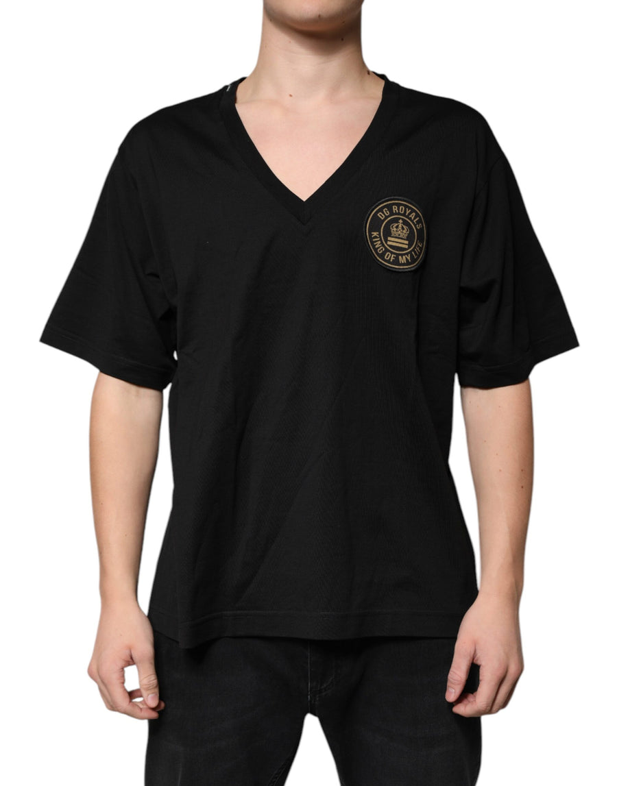 Dolce & Gabbana 100% Cotton t-shirt in black