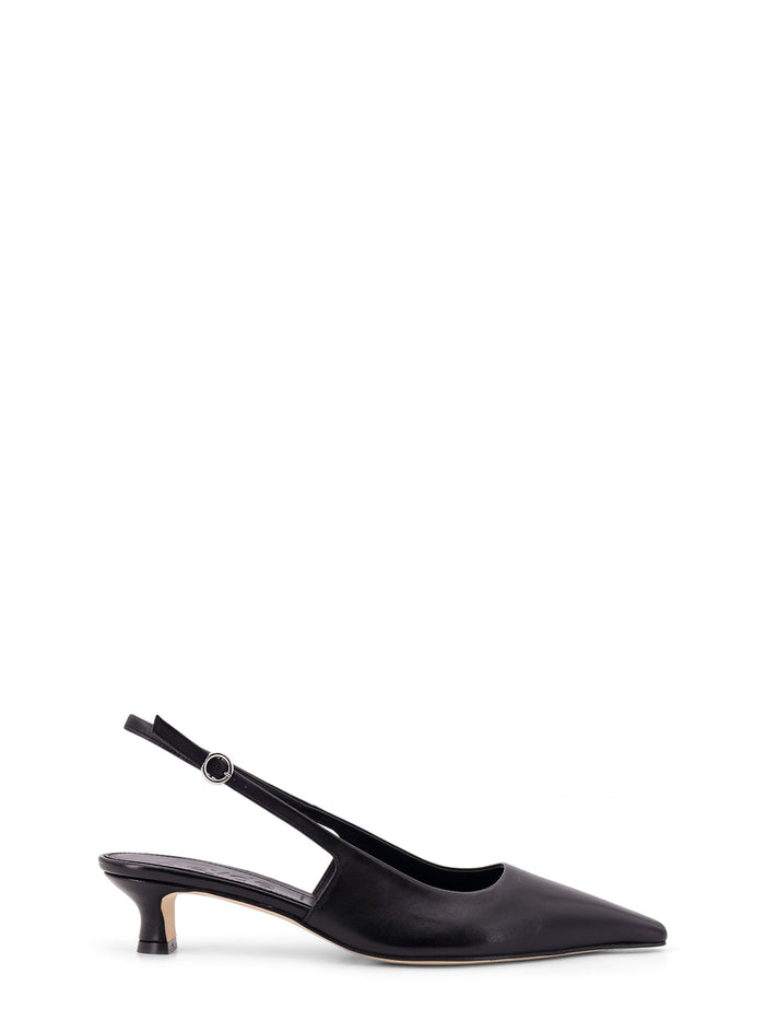 Aeyde With Heel Black Pelle