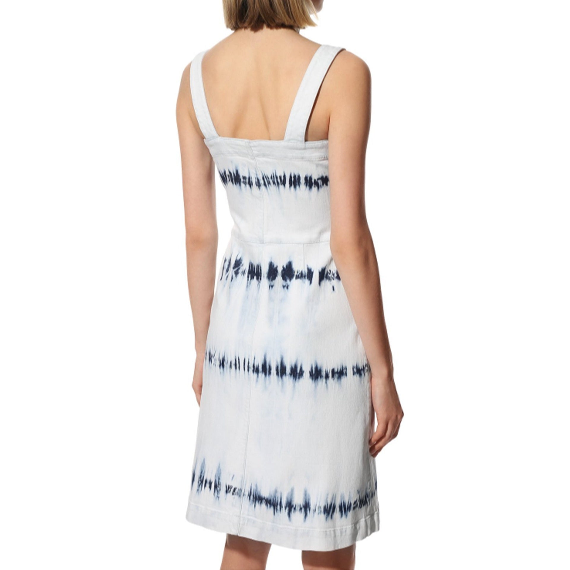 Stella Mccartney Denim Dress Blue Poliestere Cotton