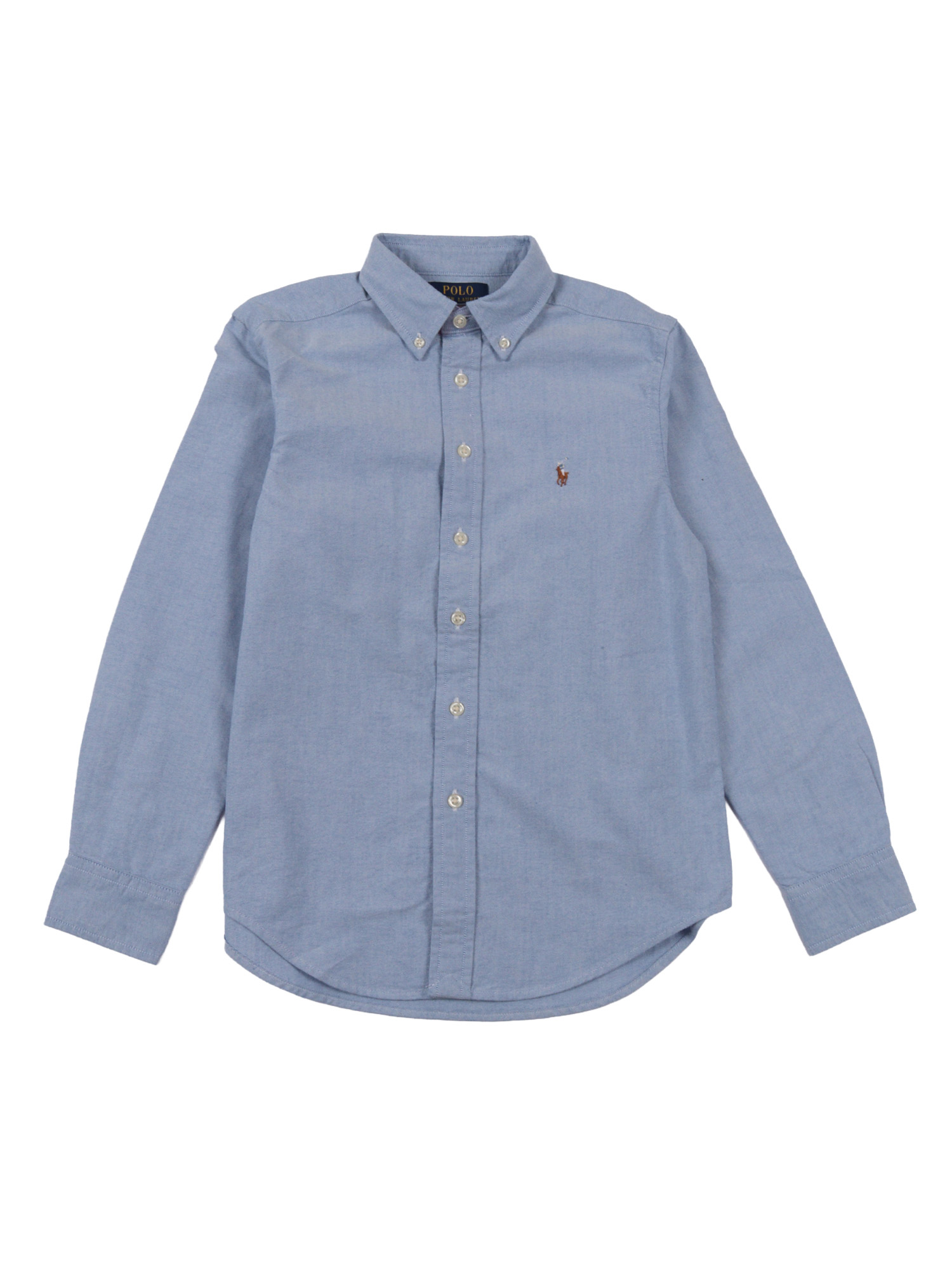 LS BD-TOPS-SHIRT Blue Cotton