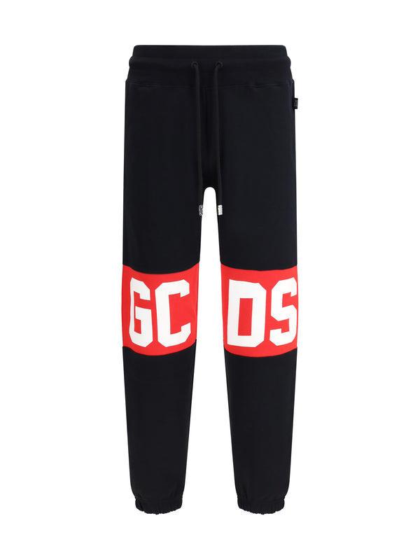 GCDS 100% Cotton joggers in black