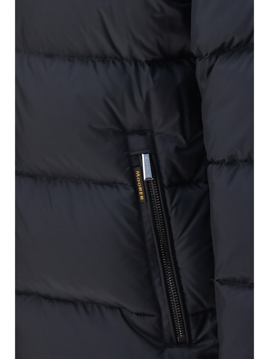 Down Jacket Brett-Sh Blue Outer: Polyamide