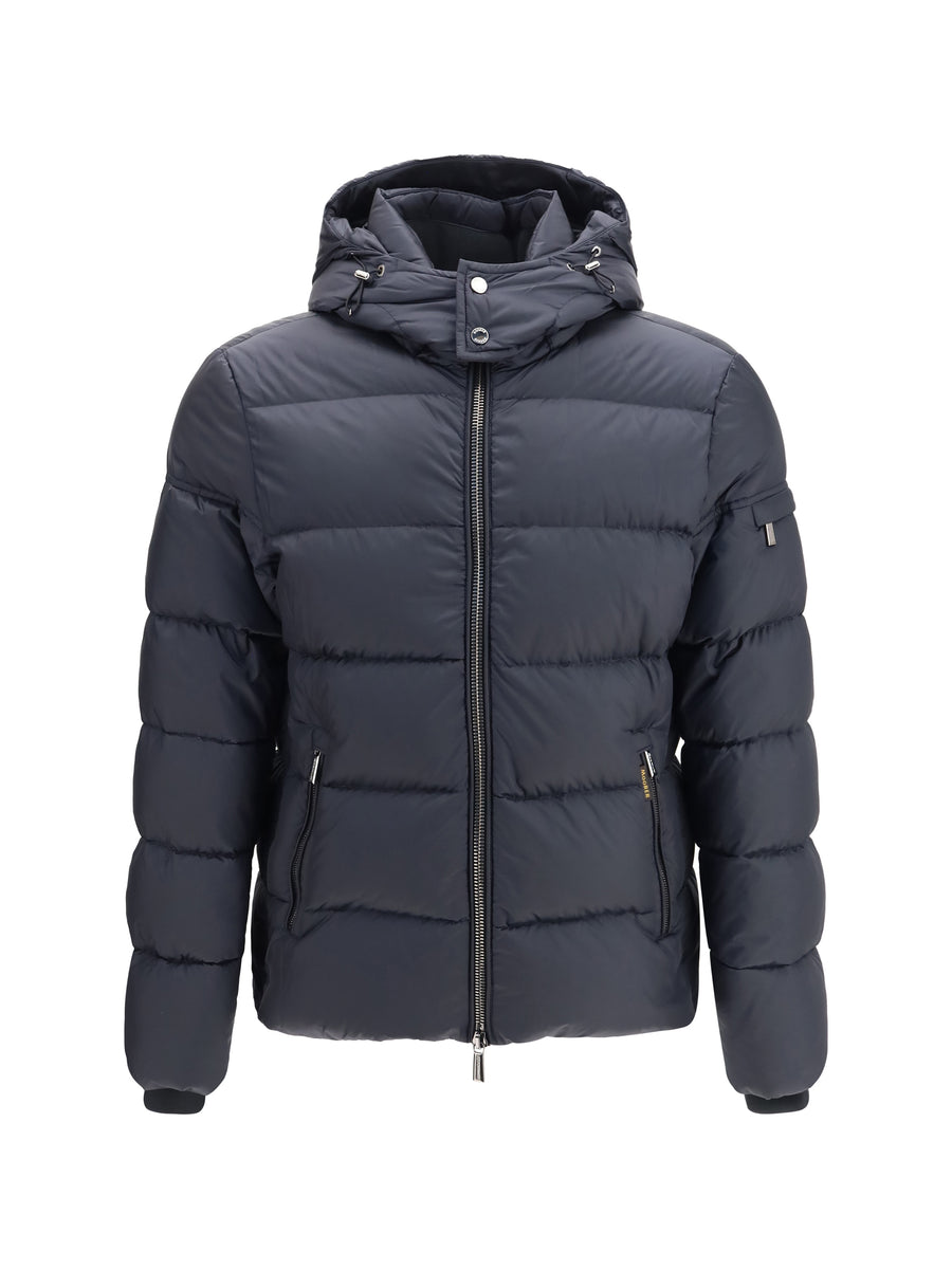 Moorer OUTER: 100% POLYAMIDE; INNER: 100% GOOSE DOWN down jacket in blue