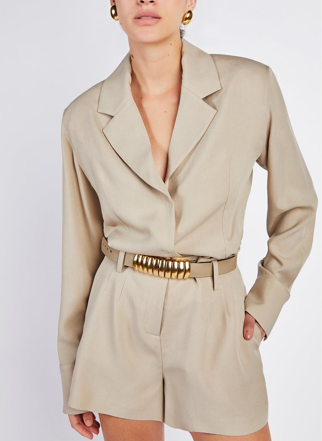Bold Belt Gold Brown +