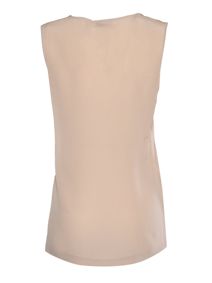 SILK TANK TOP Beige
