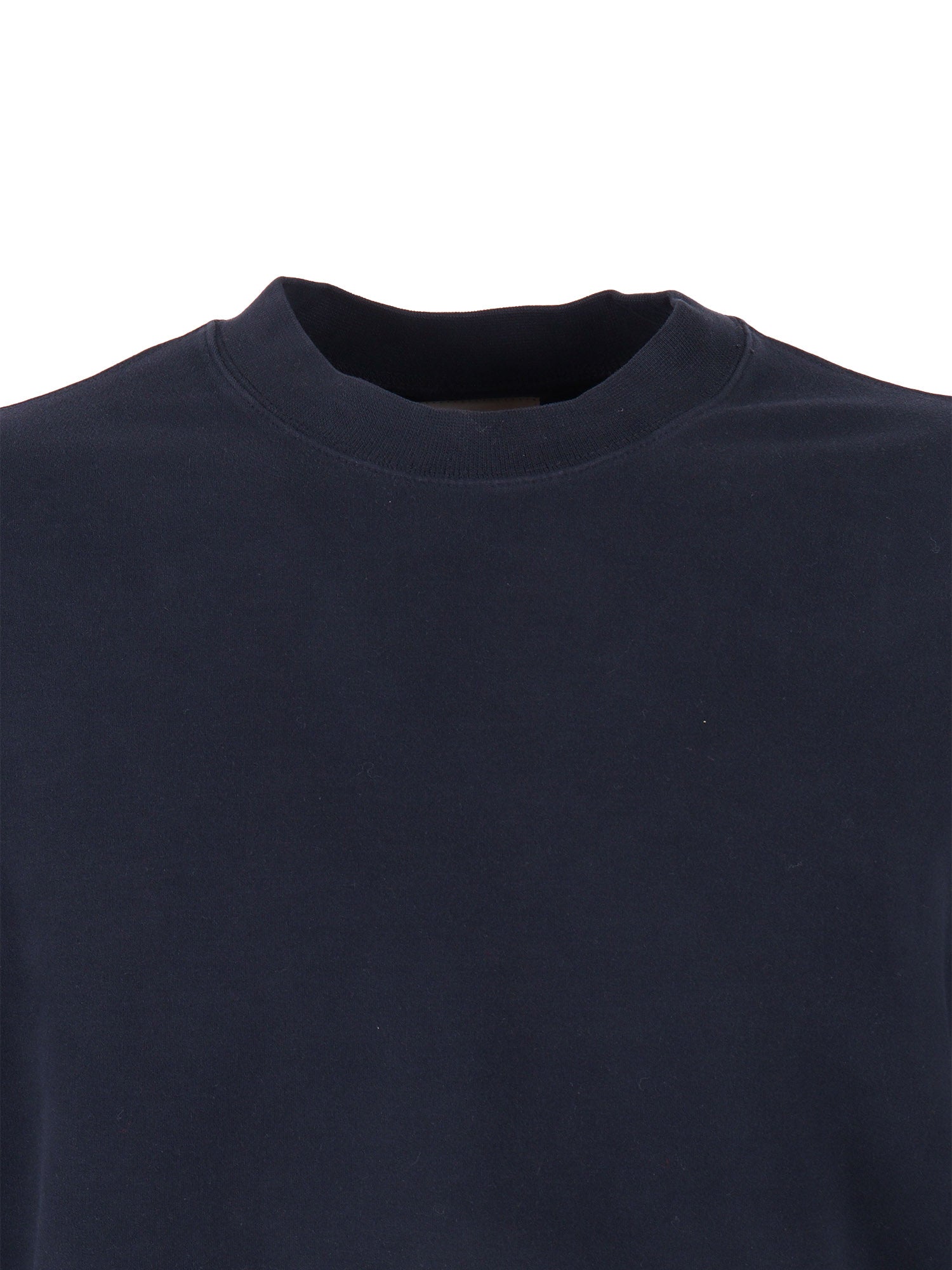 SWEATSHIRT G.DYED F. Blue Cotton Elastane