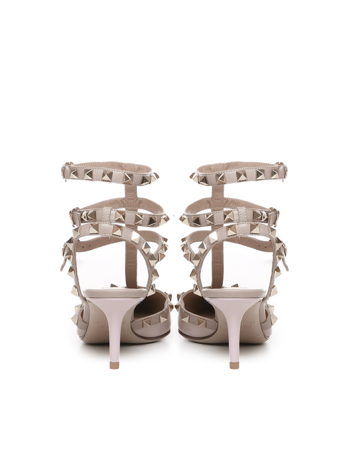Valentino Garavani With Heel Water Lilac Pelle Di Vitello